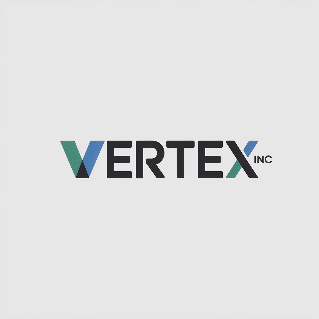 Vertex Inc - Futuristic style logo